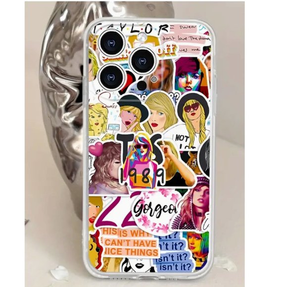 TAYLOR SWIFT Eras Phone Case Transparent Swifties NEW - Picture 3 of 6